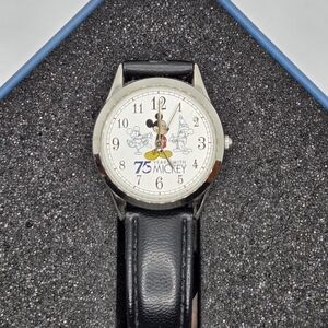 Disney Mickey Mouse Silver and Black Watch